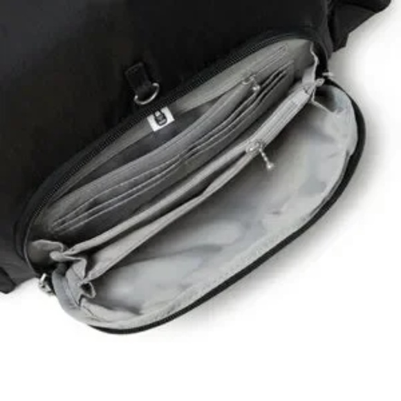 BAGGALLINI FRENCH NAVY NWOT RFID Securetex Anti-Theft Backpack - Picture 7 of 9